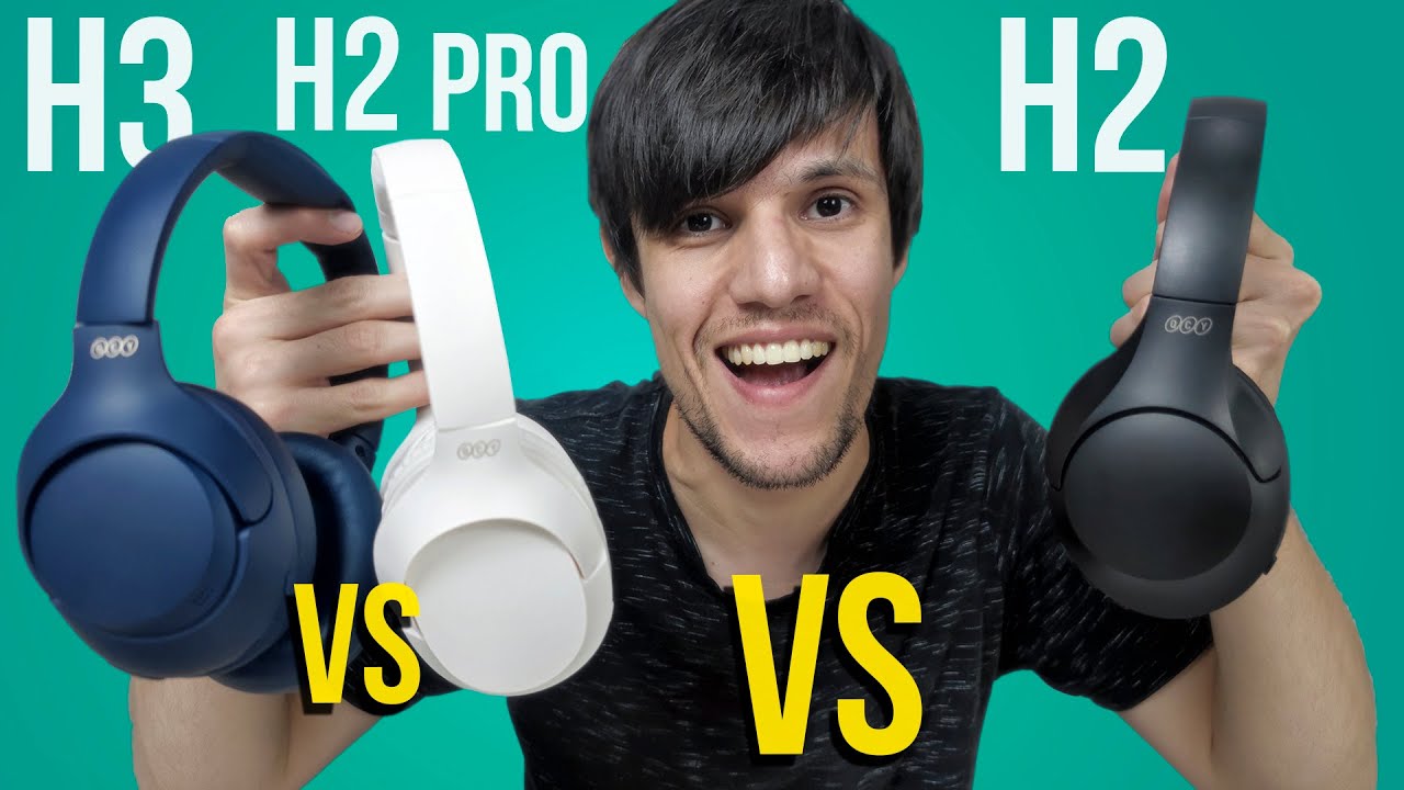 QCY H3 vs QCY H2 Pro vs QCY H2 Comparativo! Qual é tem Melhor qualidade ...