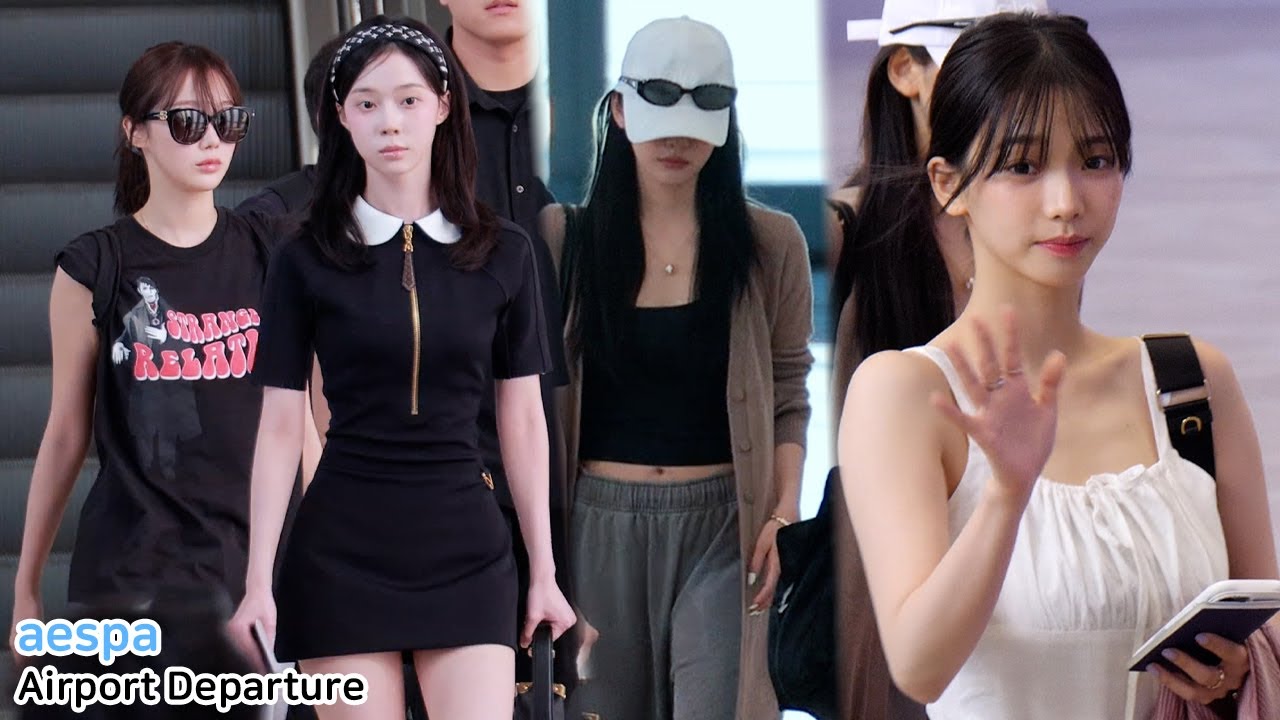 에스파 'SMTOWN LIVE' 출국｜aespa Airport Departure 250808