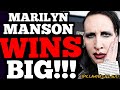 Marilyn Manson WINS BIG! His lawyer WRECKS HIS ACCUSER after SETTLING IN COURT!