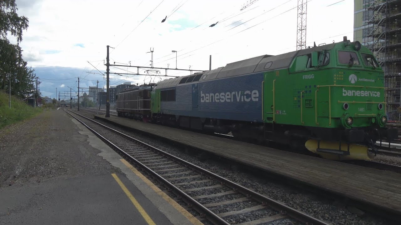 Baneservice MZ1461 Frigg Pulling Grenland Rail Ma406 Kvitebjørn at Grefsen