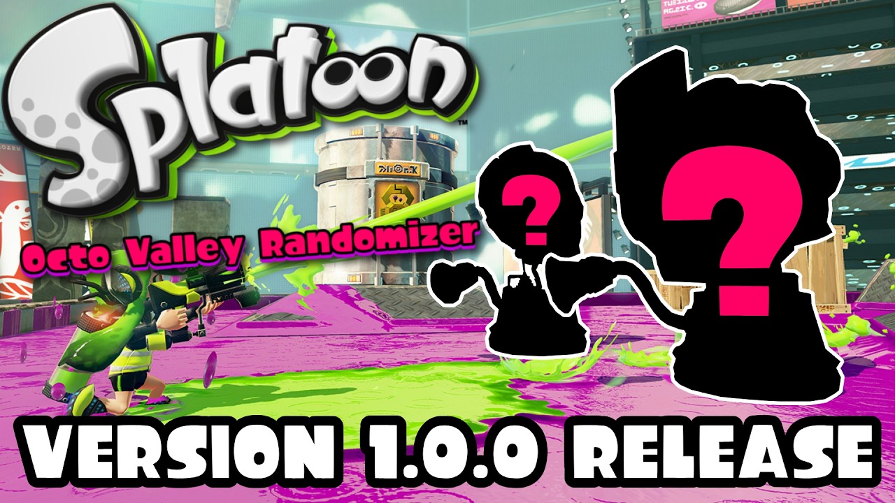 Splatoon 1 Octo Valley Randomizer v1.0.0 Update Release Trailer