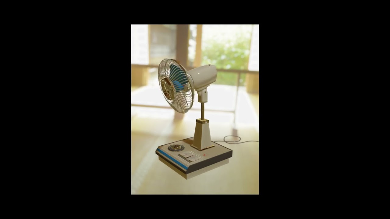 3Dモデル】【昭和レトロ】扇風機 - namaten - BOOTH