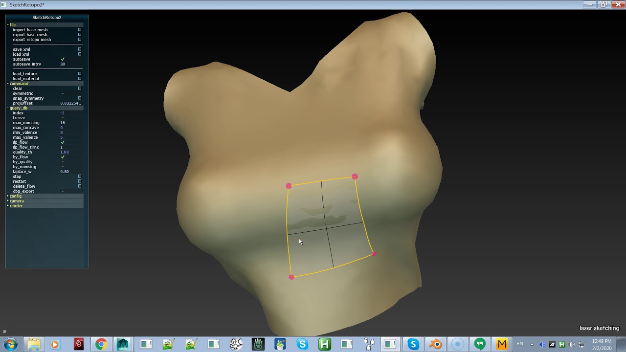 4. Rigging Series (Retopo with Sketch Retopo) - YouTube