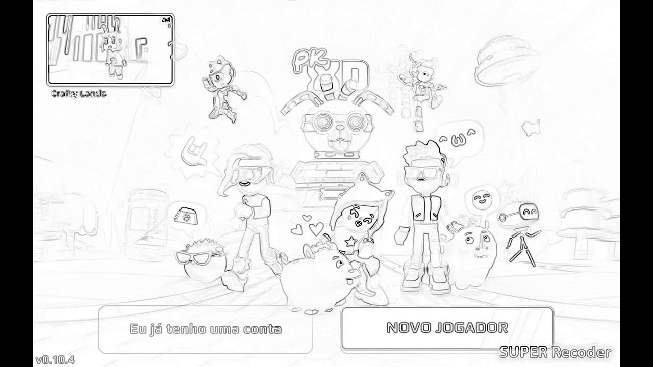 10+ Desenhos do PK XD para Imprimir e Colorir/Pintar