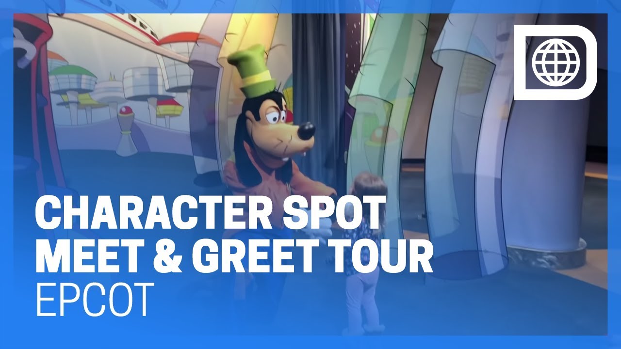 Character Spot Meet & Greet Tour - Epcot - YouTube