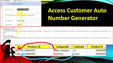 Access - Custom Auto Numbers