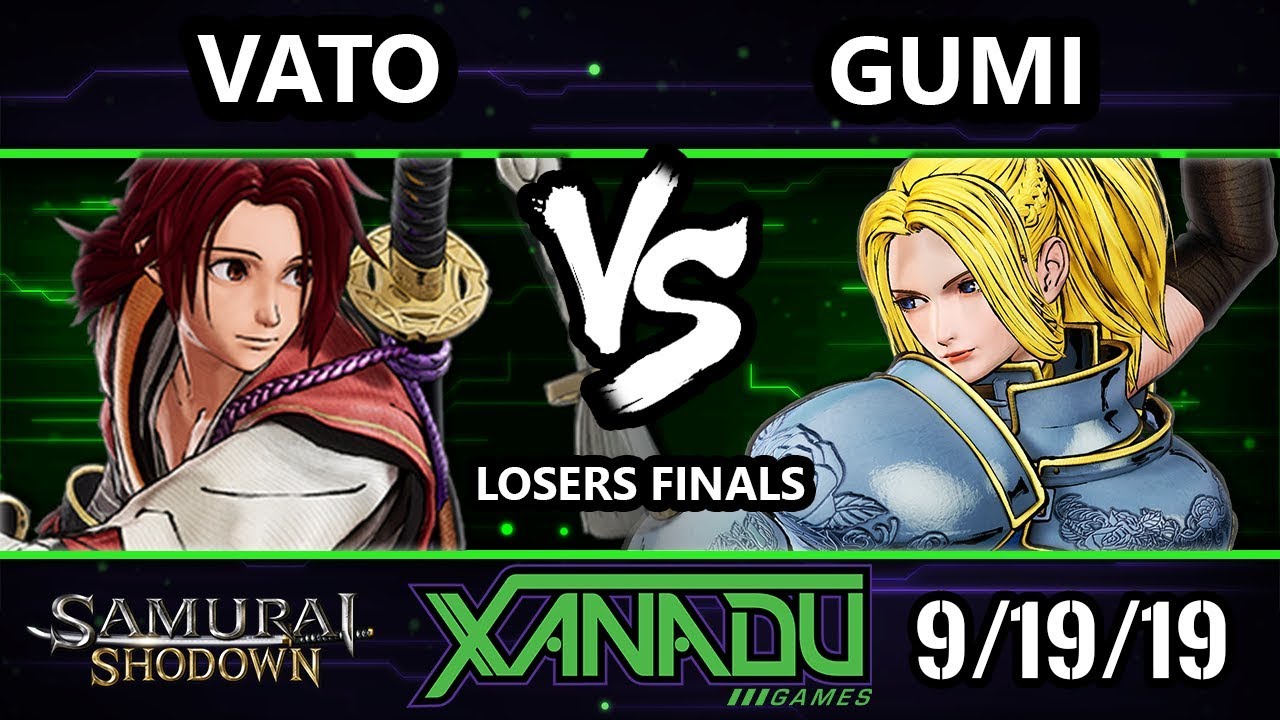 games people play F@X 320 SamSho - Vato (Shizumaru) Vs. GUMI (Charlotte) Samurai Shodown Losers Finals
