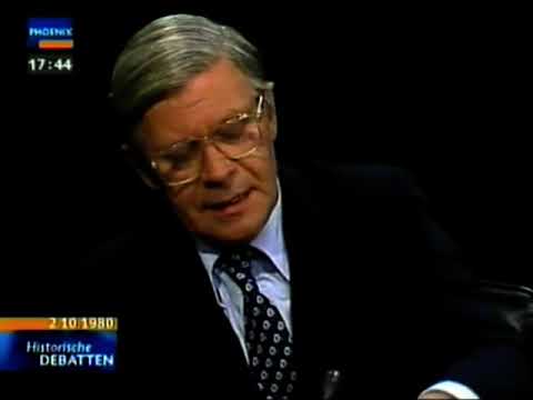 Bundestagswahl 1980 Streitgespräch Schmidt (SPD) Kohl (CDU) Strauß (CSU) und Genscher (FDP) Teil 1/2