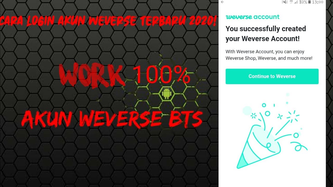 Cara Login Weverse 2020 Terbaru YouTube