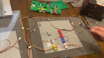 Lego Modular Building lighting connections