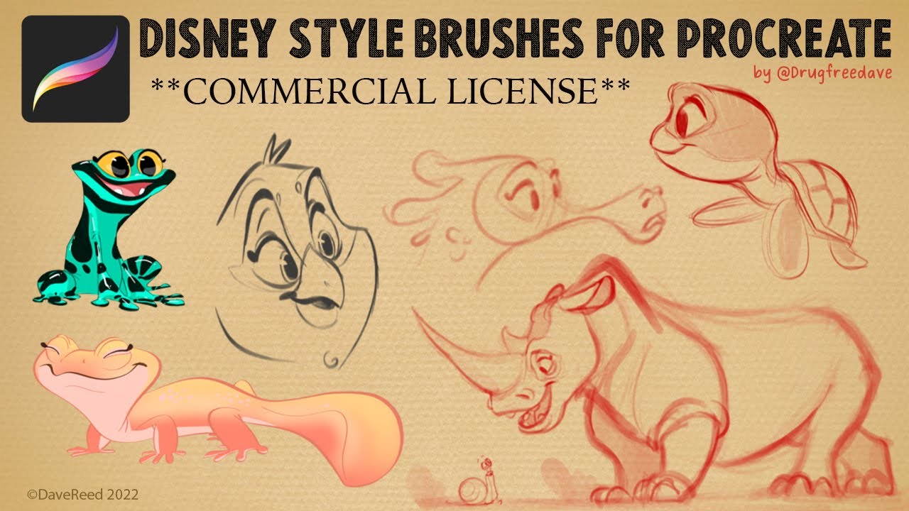 Disney Brushes for Procreate Online Tech Support YouTube