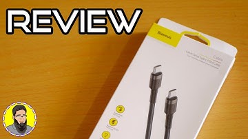 💤Baseus Cafule Series Type-C to USB-C PD2.0 Cable Review!💥