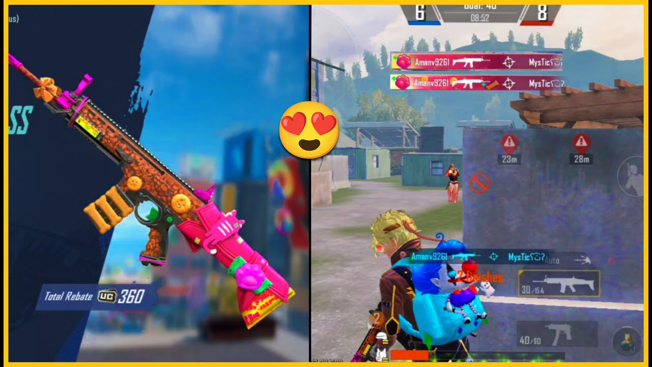 Chow Blaster Scar L  Upgrade Max in Bgmi | 😍 New RP Free Gun Skin Upgrade Gameplay