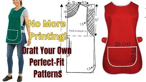 No PDF Needed! Tabard Apron Pattern |