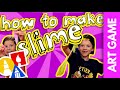 How To Make Slime + Slime Sculpting Art Game