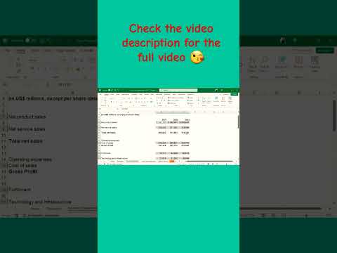 Differentiate Constants from Formulas in your Financial Model with a Single Click #exceltips #shorts