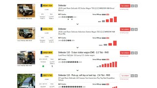 Find your IDEAL Defender for sale on eBay with this FREE tool