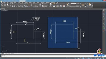 Hướng dẫn ghi dung sai khích thước và dung sai hình học trên progeCAD/ AutoCAD | Tolerance dimension