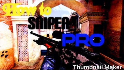 HowTo Sniper Pro Fwd Assault