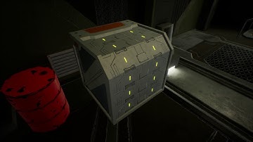 Sci-fi Hangar Interior Crate Animations (Unreal Marketplace)