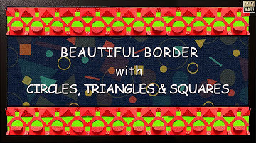 Make 3D GEOMETRICAL Design for Bulletin Board Border in Just 2 Minutes | DIY