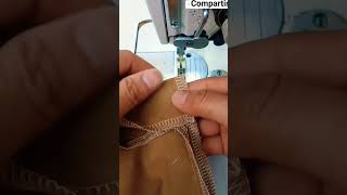 como coser aberturas fácil y bonito. shorts