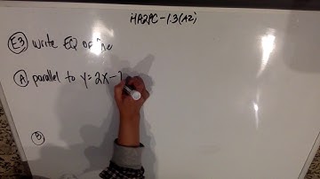 HA2PC: 1.3(A2) 0002  Linear Equations in Two Variables