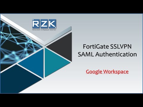 FortiGate SSLVPN (SAML Authentication with Google Workspace)