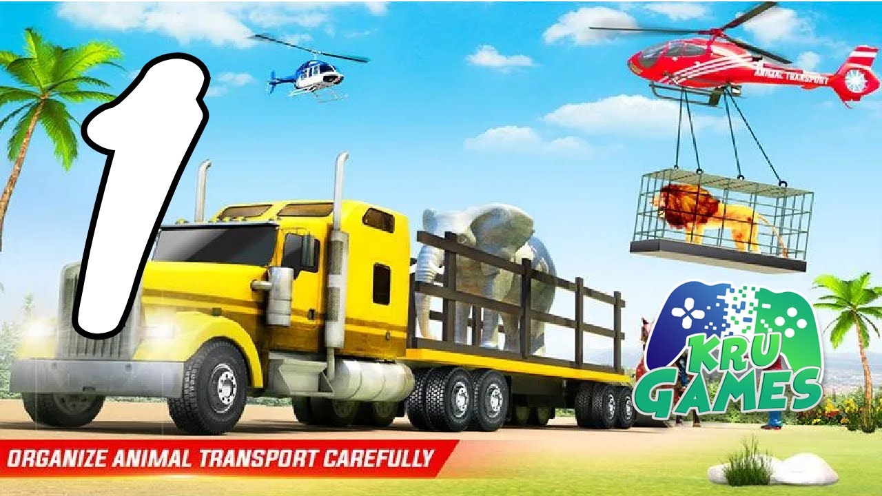 Farm Animal Transport Truck Driving Simulator Gameplay Walkthrough #1 (Android, IOS)
