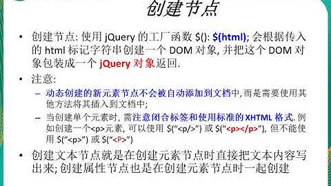 13  尚硅谷 佟刚 jQuery 创建节点及插入节点