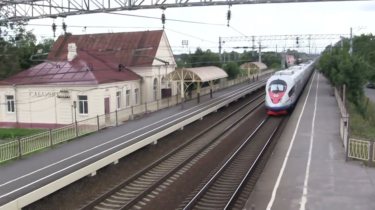 Высокоскоростной поезд "Сапсан" Санкт-Петербург — Москва - YouTube