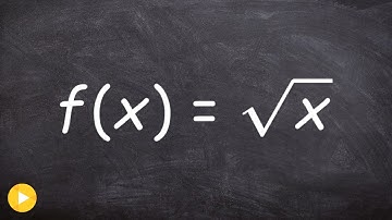 Learn how to write the equation of a radical function given transformations
