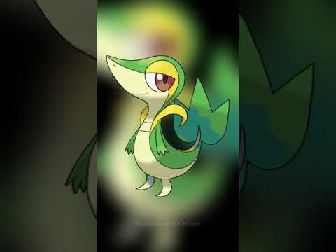 寶可夢圖鑑 #pokemon No.0495 藤藤蛇ツタージャ Snivy #0495 #寶可夢卡牌 #pokemongo #寶可夢 #shorts #神奇寶貝 #第四世代