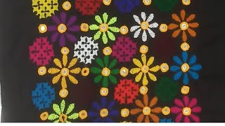 Mirror Work Tutorial Embroidery Sch Work.