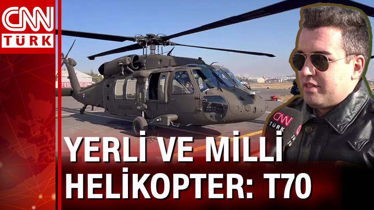 Yerli ve milli helikopter T70 CNN Türk'te! Türkiye'de üretildi, Mehmetçiğe teslim edildi!