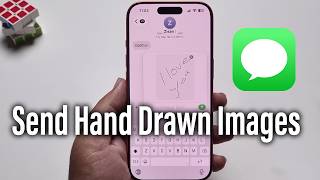 How to send hand drawn images in messages on iPhone (New Features)