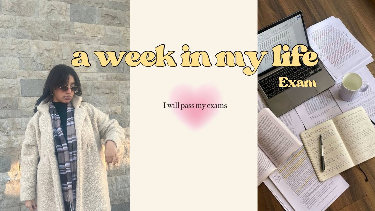 Exam week in my life 🗓️