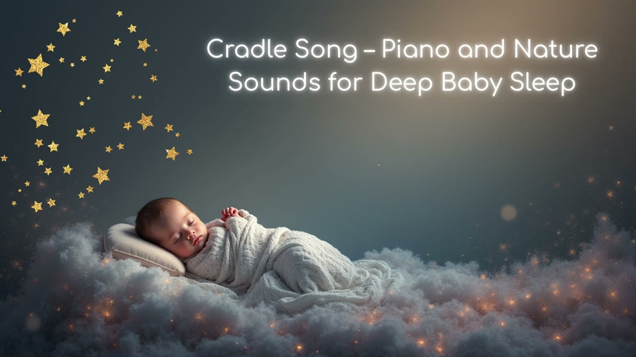 Sleep Music 🌜 Cradle Song 🌜Piano and Nature Sounds for Deep Sleep