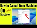 How to Stop/Cancel Time Machine Backup on MacBook Pro / Air