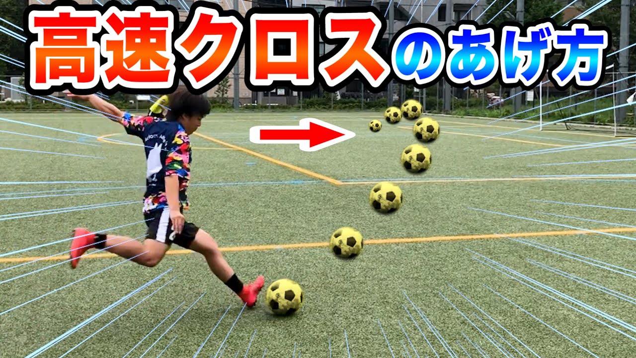 高速クロス を徹底解説 アーリーな位置からインサイドキックで速いボールを蹴る Youtube