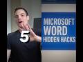 5 Hidden Features in Microsoft Word