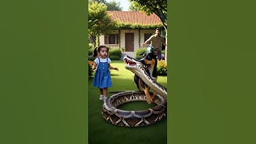 Giant Python Attacks Girl 😱 Dog Saves Her | Animated Short Story