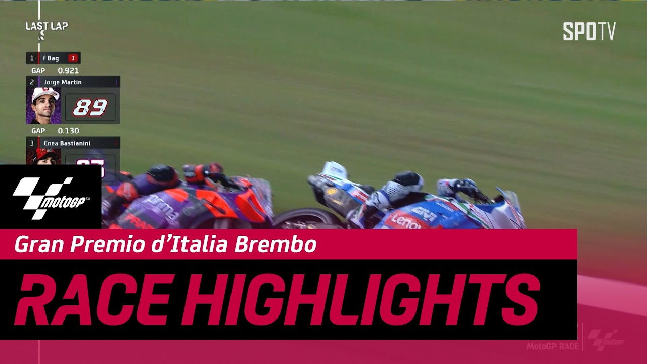 [MotoGP™] Italian GP - MotoGP RACE H/L - YouTube