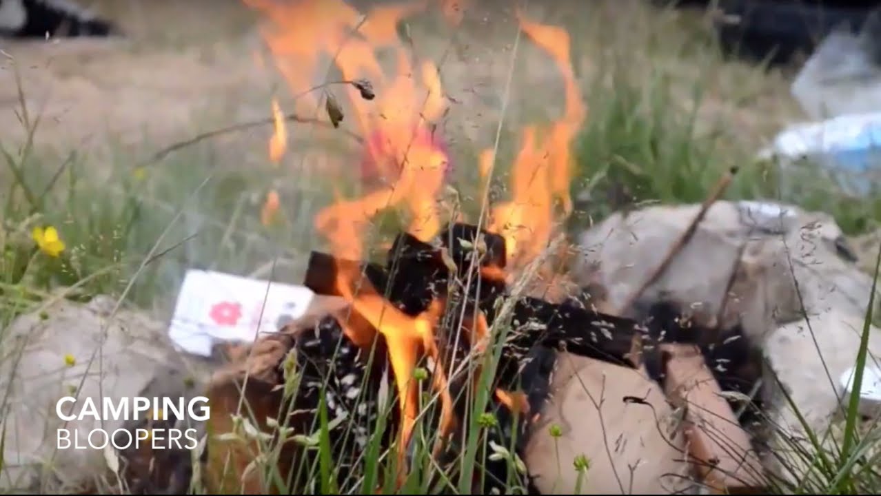 Camping bloopers YouTube