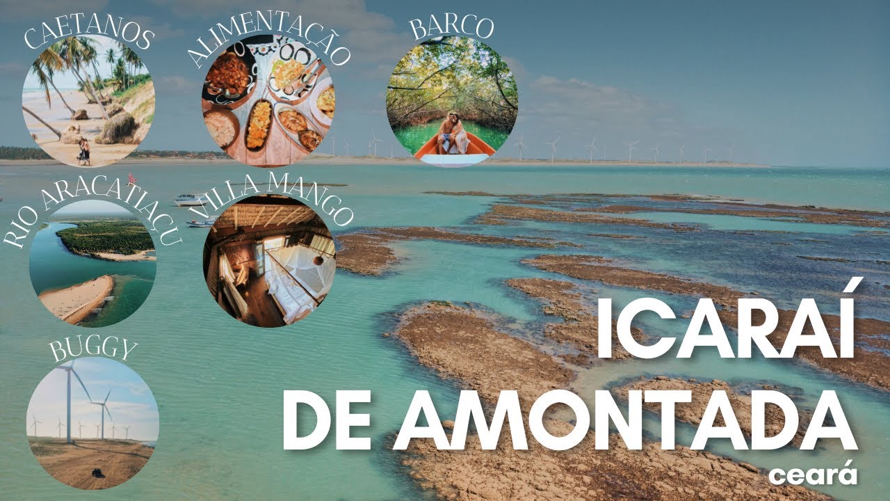 ICARAÍ DE AMONTADA - CE E REGIÃO! COQUEIROS, BUGGY E BARCO EM MOITAS E PISCINAS NATURAIS