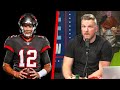 Pat McAfee Reacts To The First Look At Tom Brady As A Buccaneer