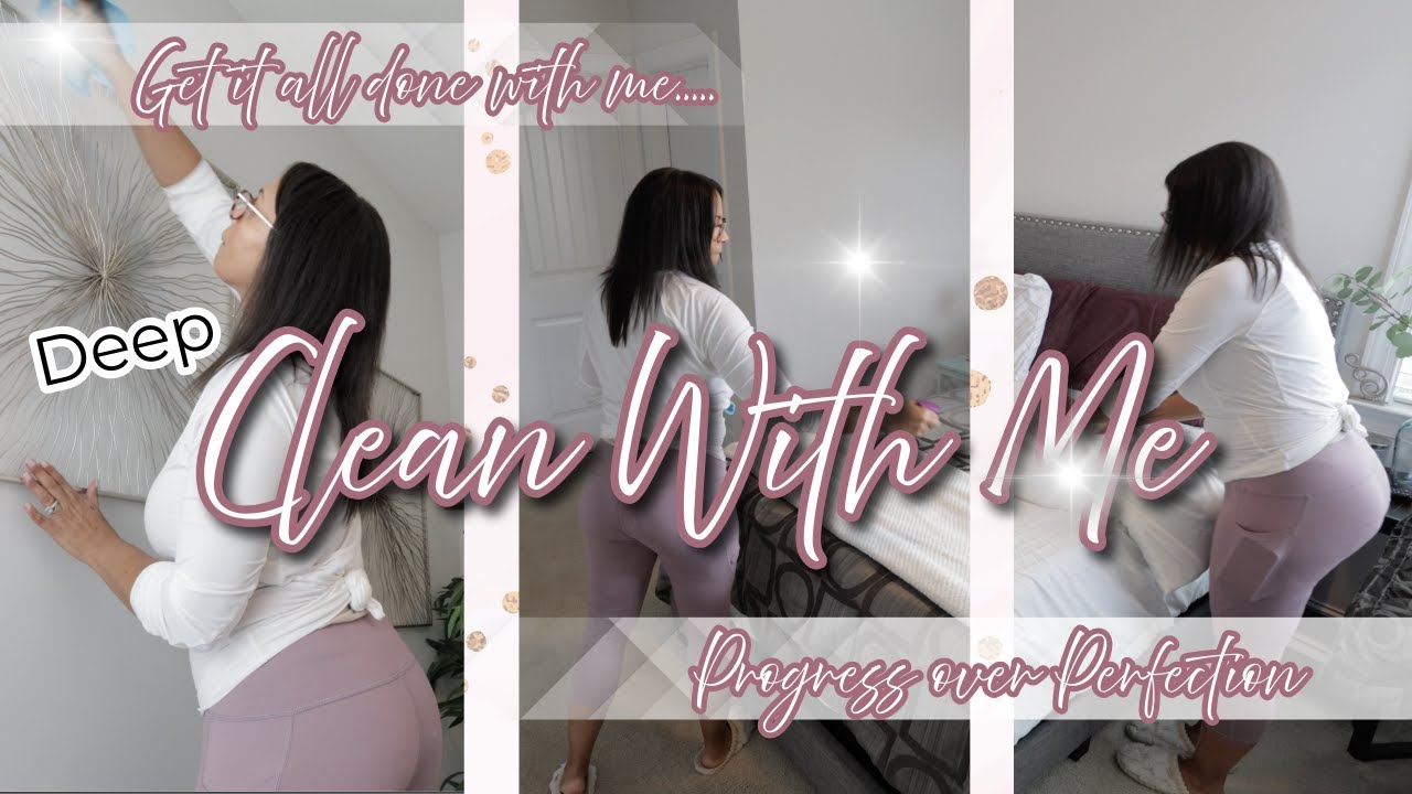 Guest Bedroom Deep Clean ✨ | Whole House Refresh Series I💖Cleaning