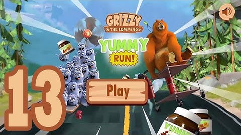 Grizzy and the Lemmings Yummy Run - Gameplay Walkthrough part 13 (Android/iOS)