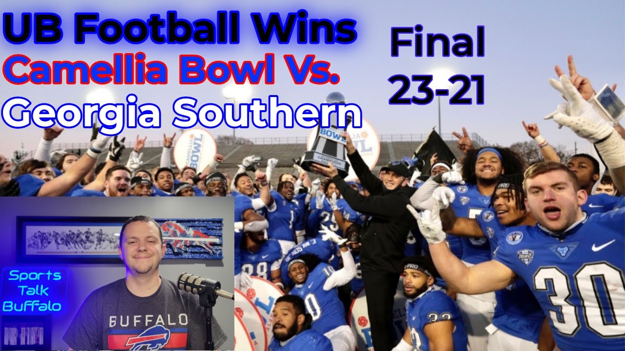 UB Football Wins Camellia Bowl over Georgia Southern Ending A WIld ...