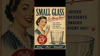 Simple Glass, Timeless Style ✨ #vintage #nostalgia #collection #50sstyle #oldstyle #retro #oldies